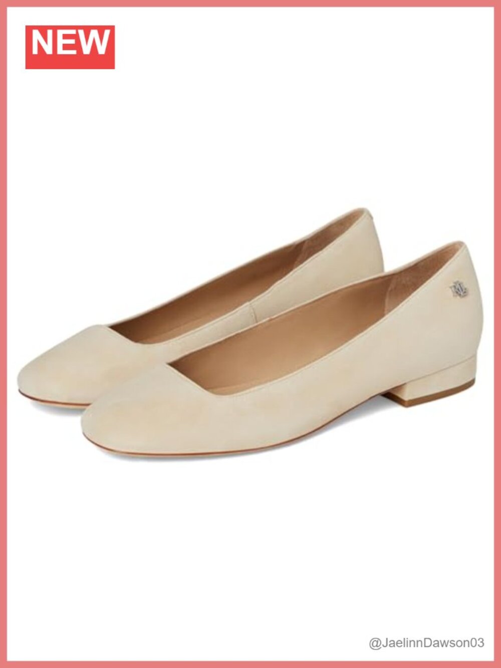 Women's Suede Ballet Flats Square Toe Slip On Leather Lined